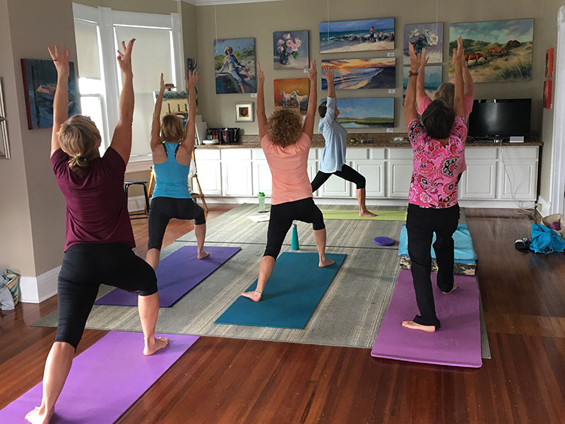 Beach Yoga Sessions Nc Coastal Life Beach Vacation Rental